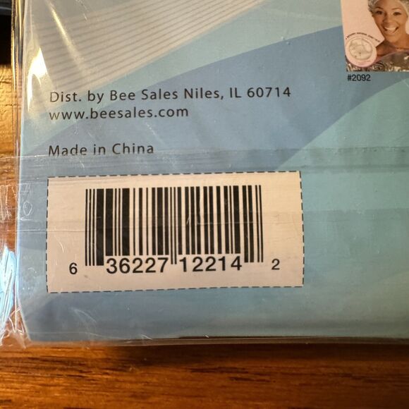 SHOWER CAP WaterProof Premium Elastic With Band Perfect Fit Black Sz L lot of 3 - Picture 6 of 6